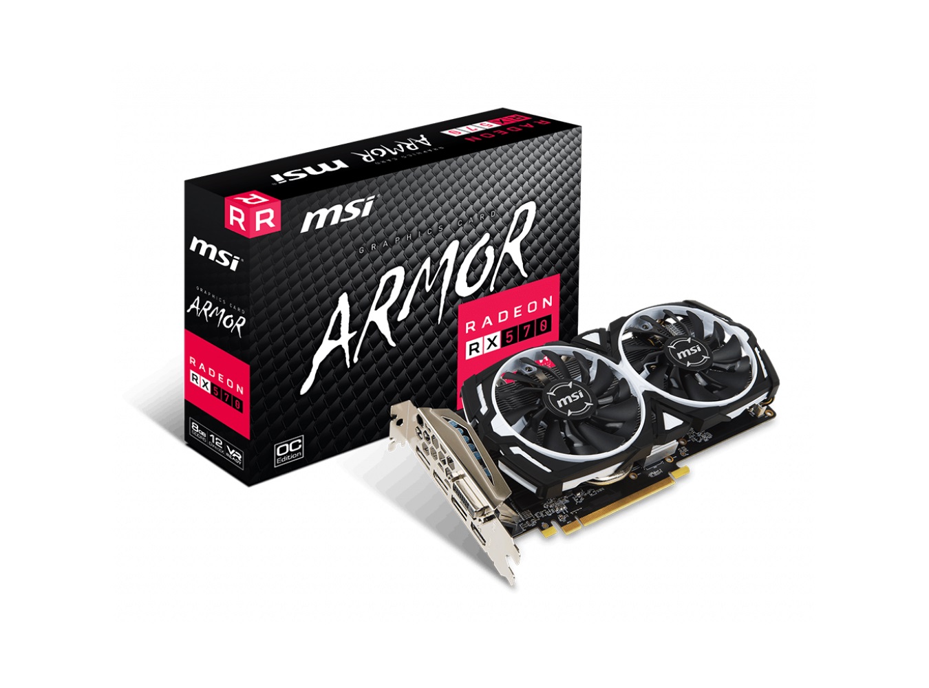 GRAFIČNA KARTICA AMD RADEON RX 570, 8192 MB DDR5, PCI-E, MSI, RABLJENA