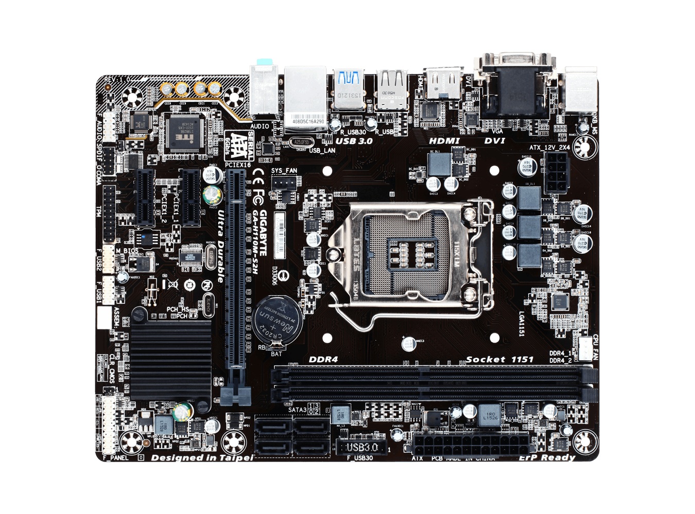 Gigabyte GA-H110M-S2H REV-1